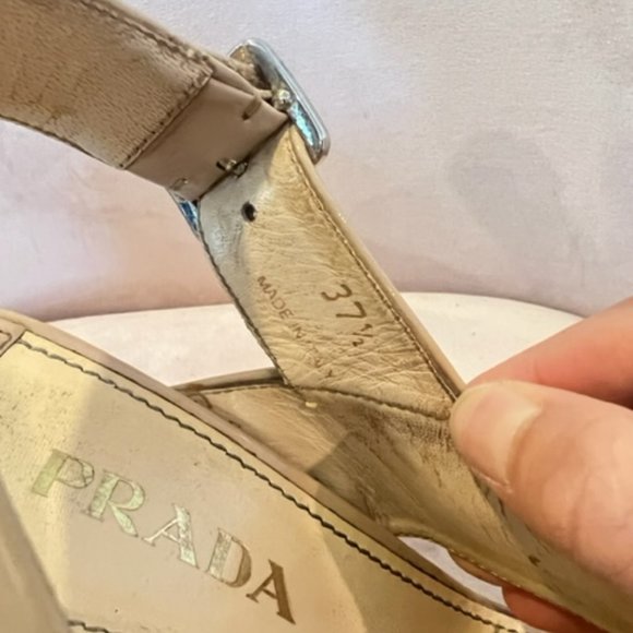 Prada Nude Platform Size 8 - Picture 6 of 8